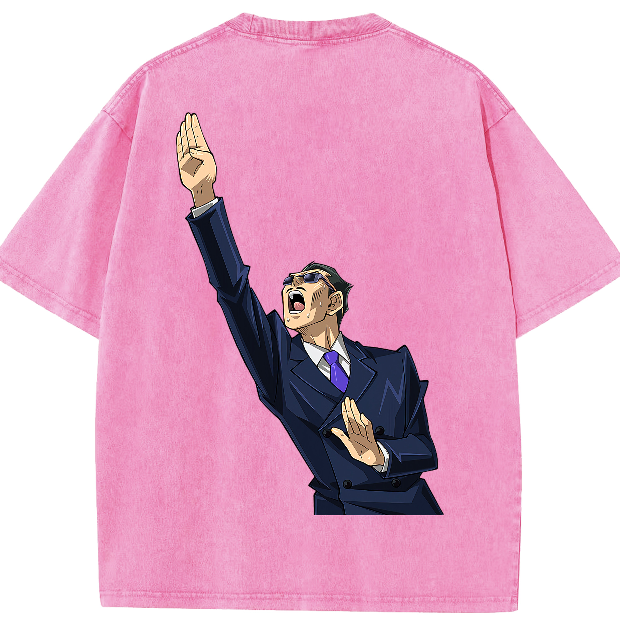 （画像用） 遊☆戯☆王 Yu-Gi-Oh! 綿100% ヴィンテージ風 半袖Tシャツ（背面プリント）